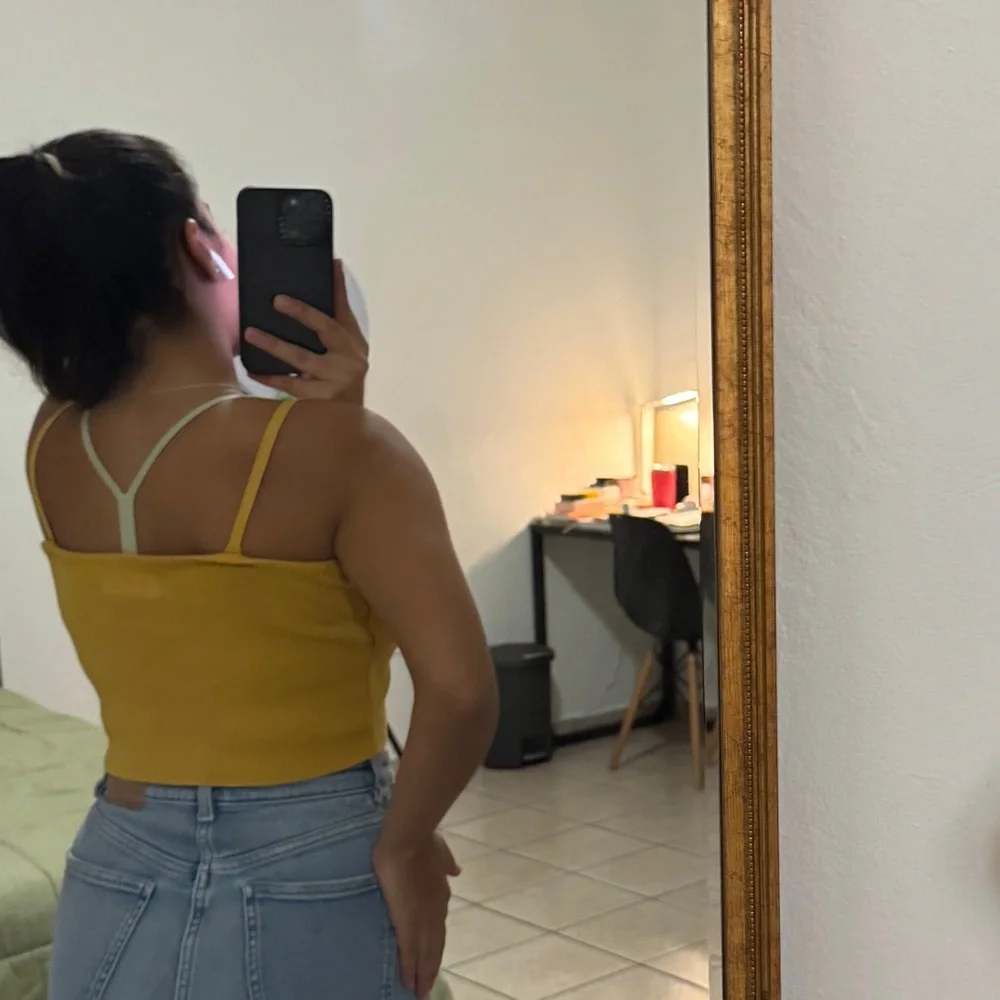 Yellow Ruffle Top - Picture 2 of 5